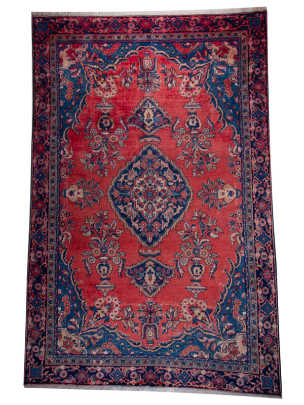 فرش دستبافت وینتیج دوبَر 223×340 خوانسار ۶ متری کد 040421